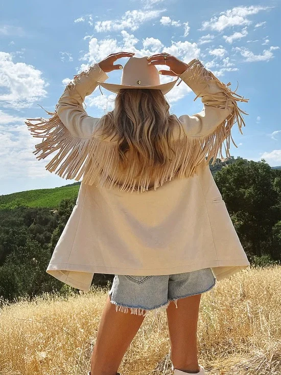SHOW ME YOUR MUMU SIERRA FRINGE JACKET - Picture 6 of 16
